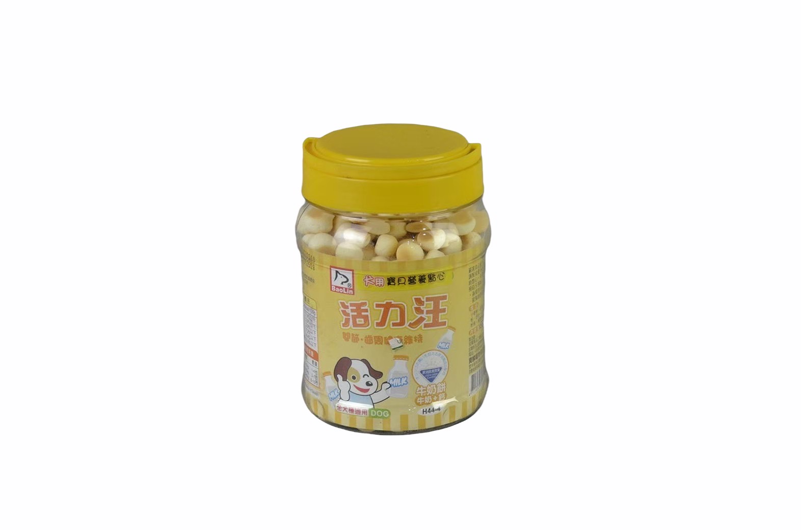 犬食品/潔牙骨、零食區/零食區/寶麟活力汪牛奶餅-鈣200g