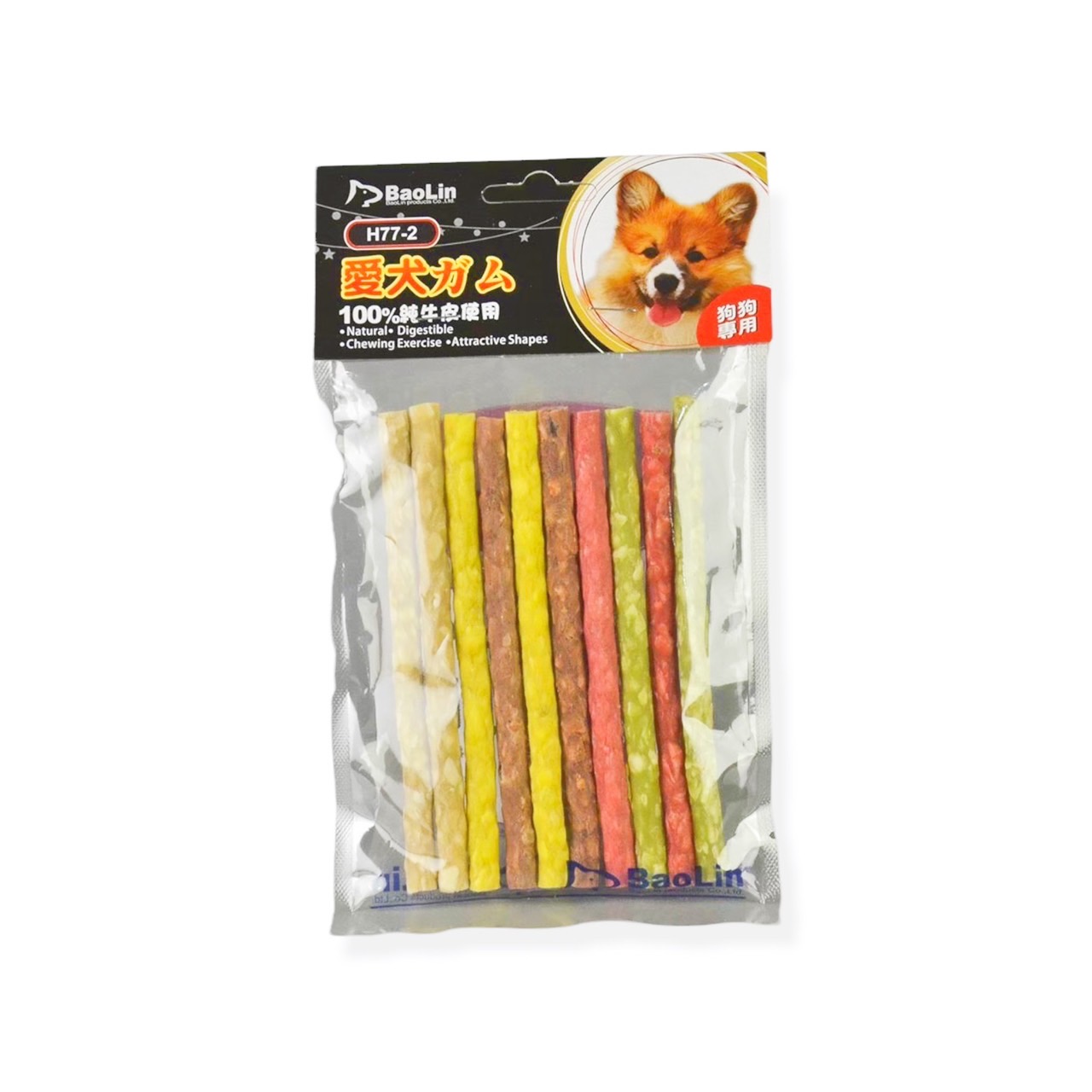 犬食品/潔牙骨、零食區/零食區/寶麟碎骨棒10入-h77-2-